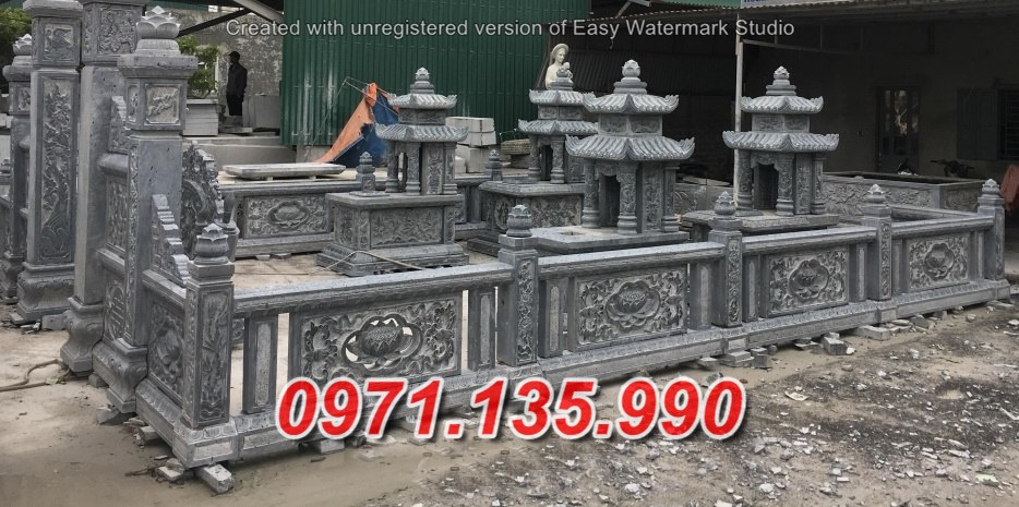 Mẫu nghĩa trang đá để tro cốt đẹp bán tại bến tre - lăng mộ dòng họ